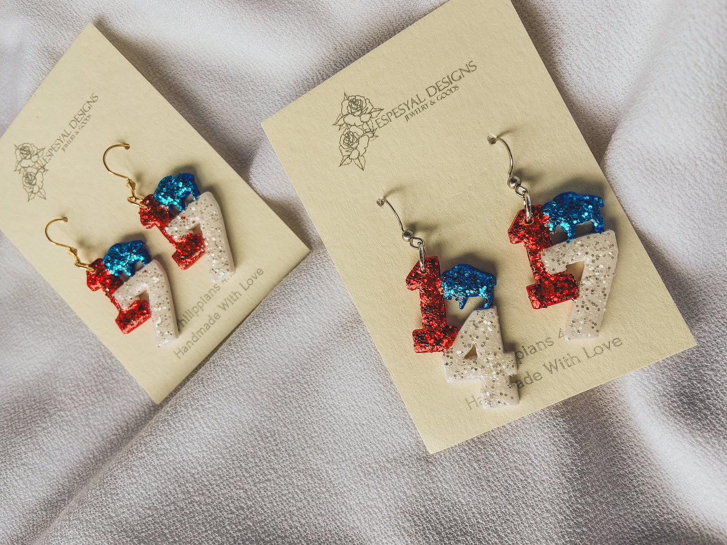 Glam Jersey Dangles (Made to Order)